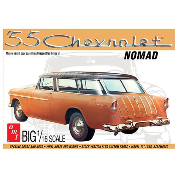 Amt 1955 Chevy Nomad Wagon Car Model Kits AM34198